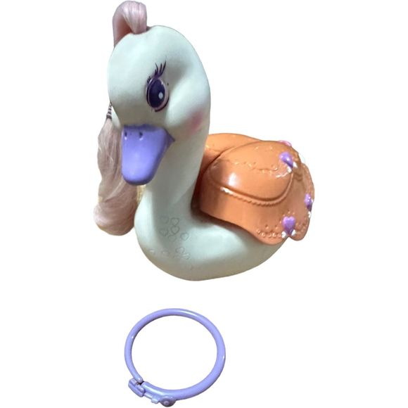 Vintage Tonka Keypers Keepers 1980s Swan Princess Lock Wings Girl Toy *NO KEY* - Picture 6 of 12